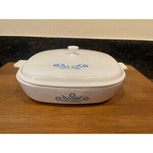 Corning Ware BLUE CORNFLOWER 10" with lid
